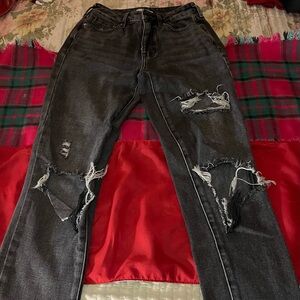 PacSun Kids Black Mom Jeans